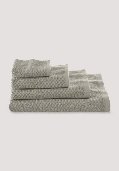 hessnatur hessnatur Frottier-Handtuch mit Reiskornstruktur aus reiner Bio-Baumwolle, Kaschmir, – Produktbild 5 von 5