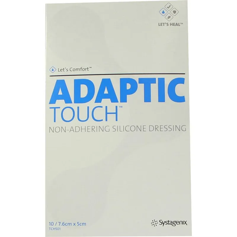 Solventum Germany ADAPTIC Touch 5x7,6 cm nichthaft.Sil.Wundauflage 10 St Wundgaze – Produktbild 1 von 1
