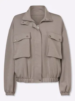heine Sweatjacke taupe – Produktbild 1 von 1