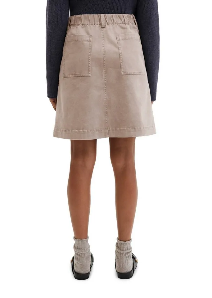 Marc O'Polo Marc O'Polo Webrock aus Brushed Cotton Twill, Braun, – Produktbild 3 von 5