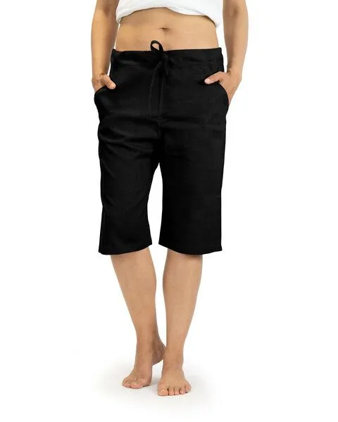 SCHAZAD Leinenshort von SCHAZAD, Schwarz, – Produktbild 1 von 3