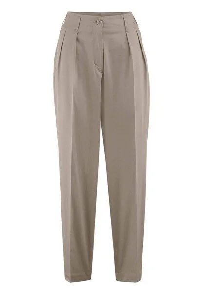 hessnatur hessnatur Hose Ballon Relaxed aus Bio-Baumwolle, Taupe, – Produktbild 3 von 4