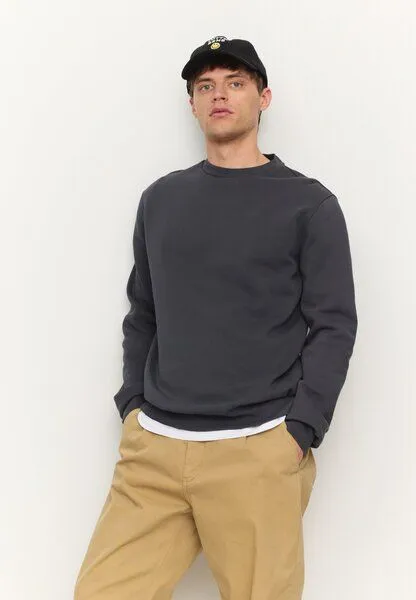 recolution Herren Sweatshirt aus Bio-Baumwolle - TAMARILLO - recolution, Dark grey (grau), – Produktbild 2 von 4