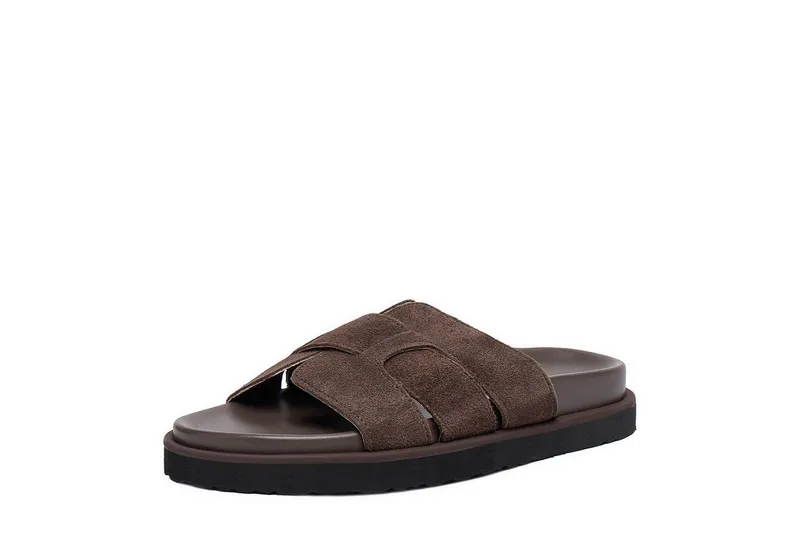 GINO ROSSI Damen-Flip-Flops, braun Badepantolette, Braun, – Produktbild 3 von 4
