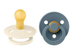 BIBS BIBS Schnuller Naturlatex "Colour" 2er Pack kirschförmig 0-6 Monate – Produktbild 1 von 1