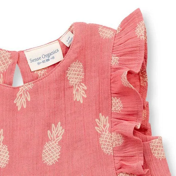 Sense Organics Sense Organics Babybluse, Modell ASTA, Ananasdruck, – Produktbild 2 von 2