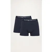 KnowledgeCotton Apparel KnowledgeCotton Apparel Underwear 2Pack, Dunkelblau (total eclipse), – Produktbild 1 von 1