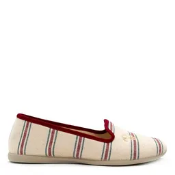 thies Veganer "thies 1856 ® Eco Stripe Closed Slipper" aus rec. Baumwolle – Produktbild 1 von 1
