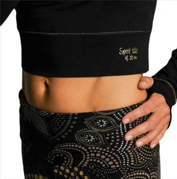 The Spirit of OM The Spirit of OM Yoga Longsleeve, Schwarz, – Produktbild 1 von 3