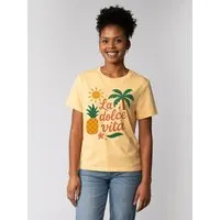 watapparel watapparel T-Shirt Frauen La dolce vita, Nispero, – Produktbild 1 von 1