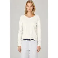 HempAge HempAge Damen Langarm-Shirt Lene Hanf/Bio-Baumwolle, Offwhite, – Produktbild 1 von 1