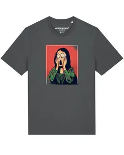 watapparel watapparel T-Shirt Unisex Mona Lisa Scream – Produktbild 1 von 1