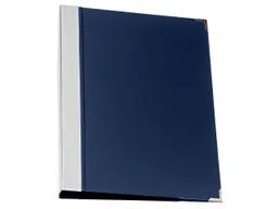 Memo Ringbuch "Opaco" in Duo-Color-Optik, DIN A5, 2-Ringmechanik, blau – Produktbild 1 von 1
