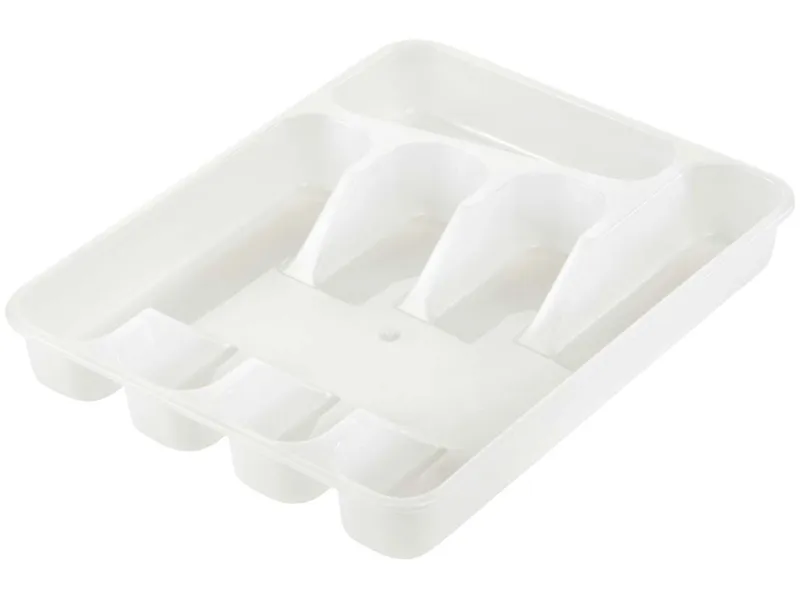 Keeeper Keeeper Besteckkasten geschlossen "Pablo" mit 5 Fächern, 33,5 x 26,5 x 5 cm, transparent – Produktbild 1 von 1
