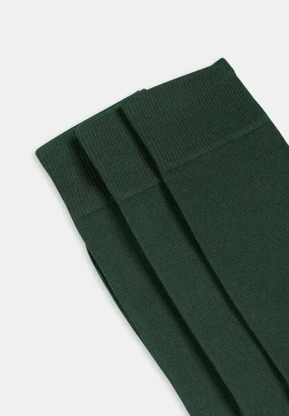 DillySocks DillySocks Socken „One Color Smooth“, Smooth forest green, – Produktbild 3 von 4
