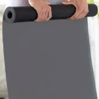 DIYogi DIYogi Professionelle Yogamatte – Rutschfest, Naturkautschuk, Hautfreundlich & Öko-zertifiziert, Schlichtes grau, – Produktbild 1 von 1