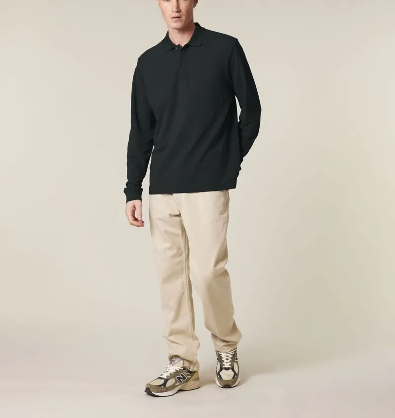 UNIPOLAR UNIPOLAR Polo-Longsleeve Modell: Prescott Longsleeve, Khaki, – Produktbild 1 von 1