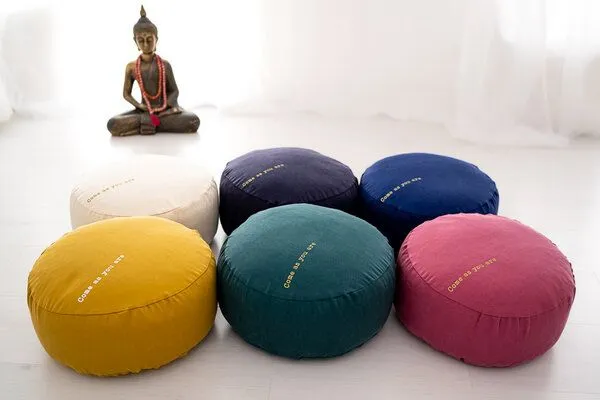 Goldwerk Schliersee Goldwerk Schliersee Meditationskissen Tencel® - Come As You Are, Malve, – Produktbild 4 von 4