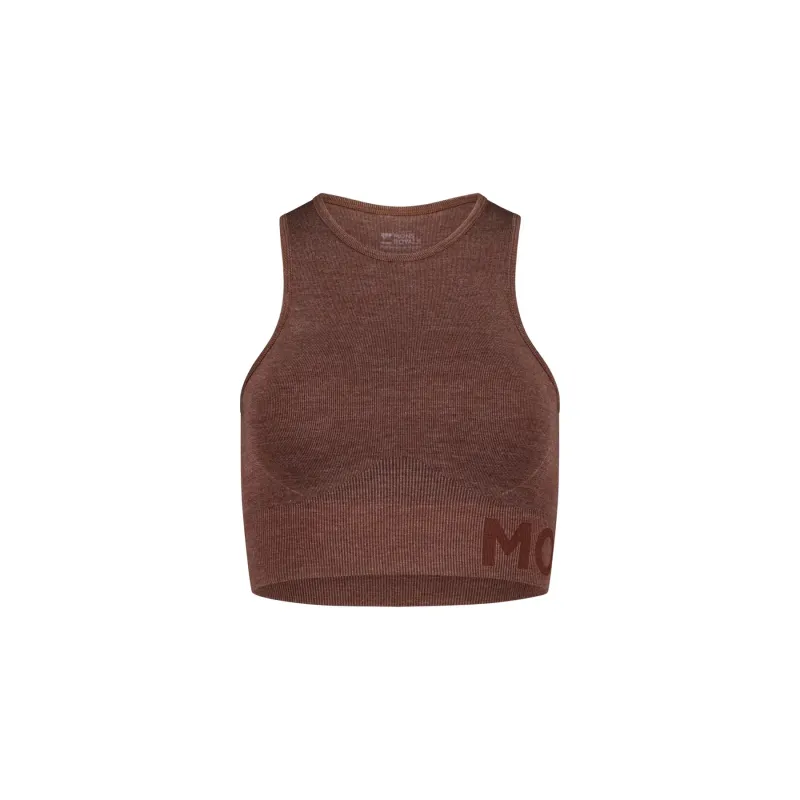 Mons Royale Damen-Sport-BH Mons Royale Solace, Marron, – Produktbild 1 von 1