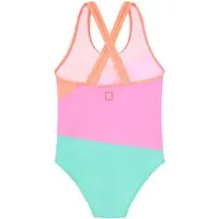 color kids Badeanzug Colorblock Peach Pink Gr.116 – Produktbild 1 von 1