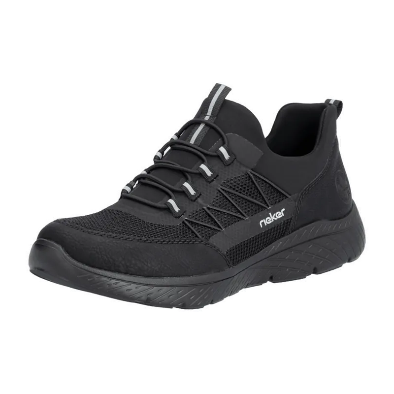 Rieker Rieker HWK Damen Halbschuhe für Damen, schwarz, Größe 39 EU, Schwarz, – Produktbild 1 von 8