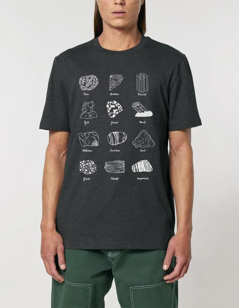 UNIPOLAR UNIPOLAR Geologie T-Shirt Steine, Aloe, – Produktbild 1 von 1