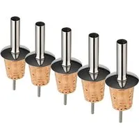 Kork-Deko Kork-Deko 5er Pack, Ausgießer | Flaschenausgießer mit Korken für Essig und Öle – Produktbild 1 von 1