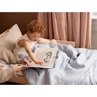 Yumeko Kinderbettwäsche "Yumeko" aus Gewaschenes Leinen, Blue chambray, – Produktbild 1 von 1