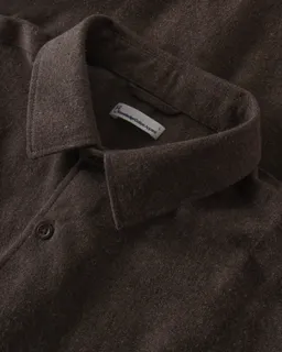 KnowledgeCotton Apparel KnowledgeCotton Apparel Herren vegan Hemd Dune Regular Aus Flanell Farbe Chocolate Torte – Produktbild 1 von 1