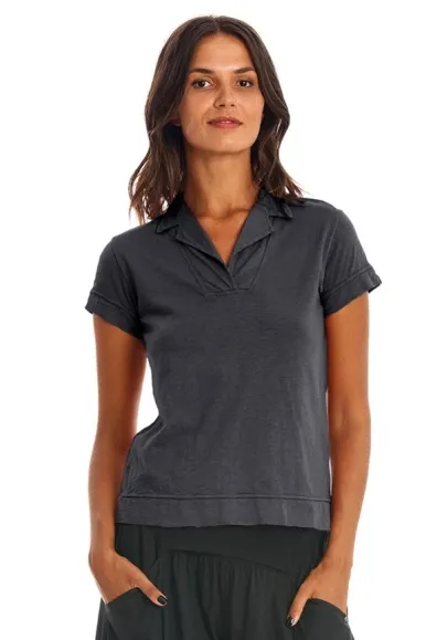 RAVENS VIEW IBIZA RAVENS VIEW IBIZA Damen vegan Polo T-Shirt Alexa Lava Blau, Dunkelblau, – Produktbild 1 von 1