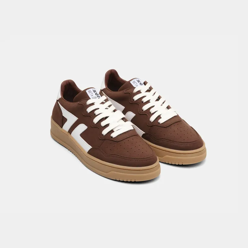 Zèta Zèta Herren vegan Sneaker Bêta B3 Chocolate, Braun, – Produktbild 2 von 2