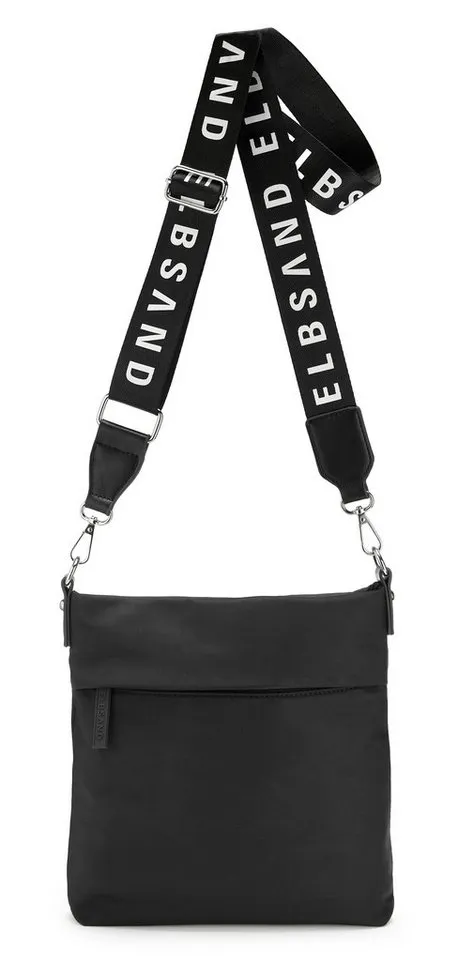 Elbsand Elbsand Umhängetasche Schultertasche, Minibag, Crossbody Bag, Damentasche, Handtasche Damen zum Umhängen aus weichem Material VEGAN, Schwarz, – Produktbild 2 von 5