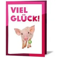 OxfamUnverpackt OxfamUnverpackt Spenden-Geschenk "Ferkel" (Grußkarte mit Magnet) – Produktbild 1 von 1