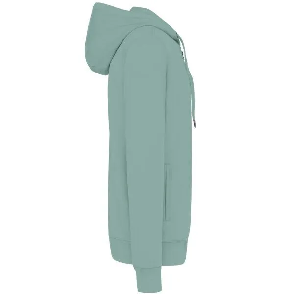 Greenspired Greenspired Umweltfreundliches Unisex-Kapuzensweatshirt mit Zip 300g/m² XS-4 XL, Salbei, – Produktbild 2 von 2