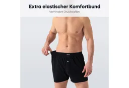 Barrio 13 Barrio 13 Weiter Boxer Boxershorts Herren komfortable Unterhose aus 95% Baumwolle (Packung, Set, Spar-Pack, 4-St., 4er-Pack) mit Eingriff und Komfortbund – Produktbild 1 von 1