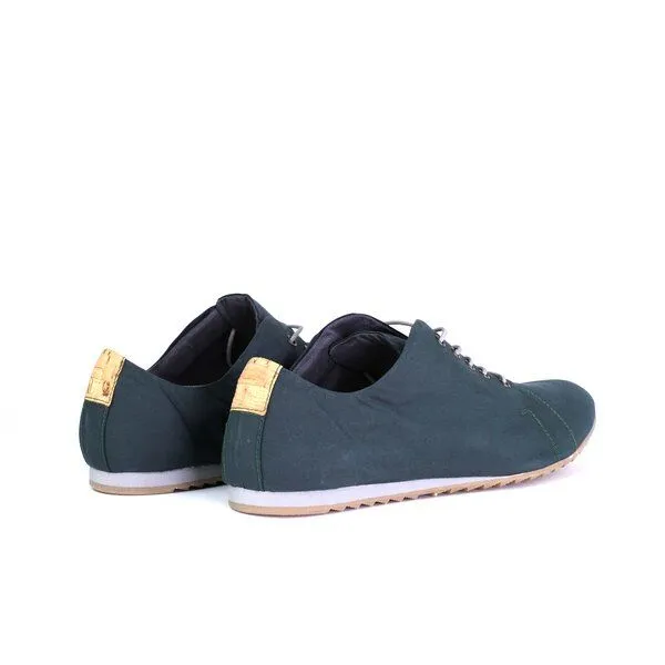 SORBAS SORBAS '63 veganer Sneaker aus Bio-Baumwolle Low Cut, Pine green (grün), – Produktbild 4 von 4