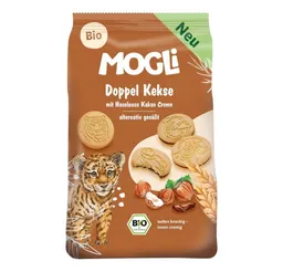 MOGLi MOGLi Kekse Doppel Kekse - Haselnuss Kakao 95g – Produktbild 1 von 1