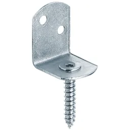 Alberts ALBERTS Flechtzaunhalter, L-Form, disp., HxB 83x30 mm, Karte à 4 St. – Produktbild 1 von 1