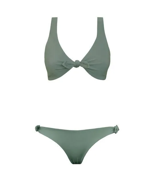 Anekdot Anekdot Bikini Set Line Top + Line Slip, Sage (green), – Produktbild 2 von 3