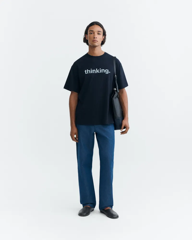 thinking mu Thinking MU Herren vegan Jeans Mit Geradem Bein David Naturfarben Indigo, Blau, – Produktbild 1 von 2