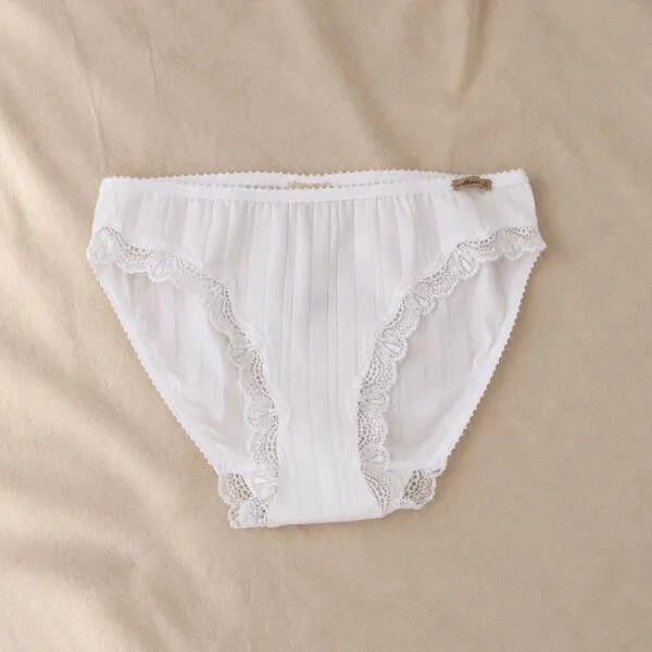 comazo|earth comazo|earth Fairtrade Jazz-Pants low cut, Weiss, – Produktbild 5 von 5