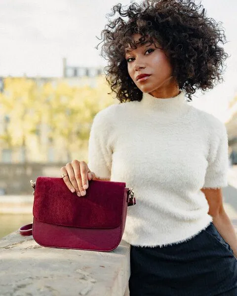 Ashoka Paris Ashoka Paris Brigitte Oxymore Uppeal Bordeaux Tasche – Produktbild 6 von 7
