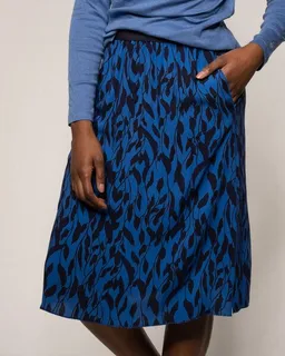 Alma & Lovis Alma & Lovis Modischer Print-Rock aus fließendem EcoVero | Leaf Skirt – Produktbild 1 von 1