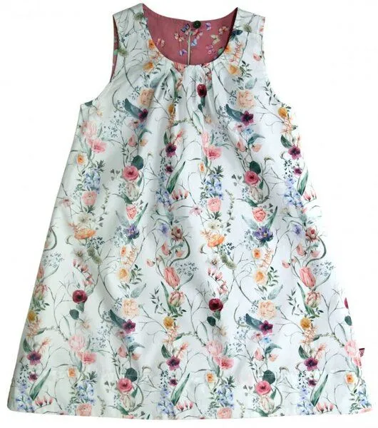 Enfant Terrible Enfant Terrible Wendekleid Schmetterlinge-Blumen in rosé-white, White, – Produktbild 3 von 3