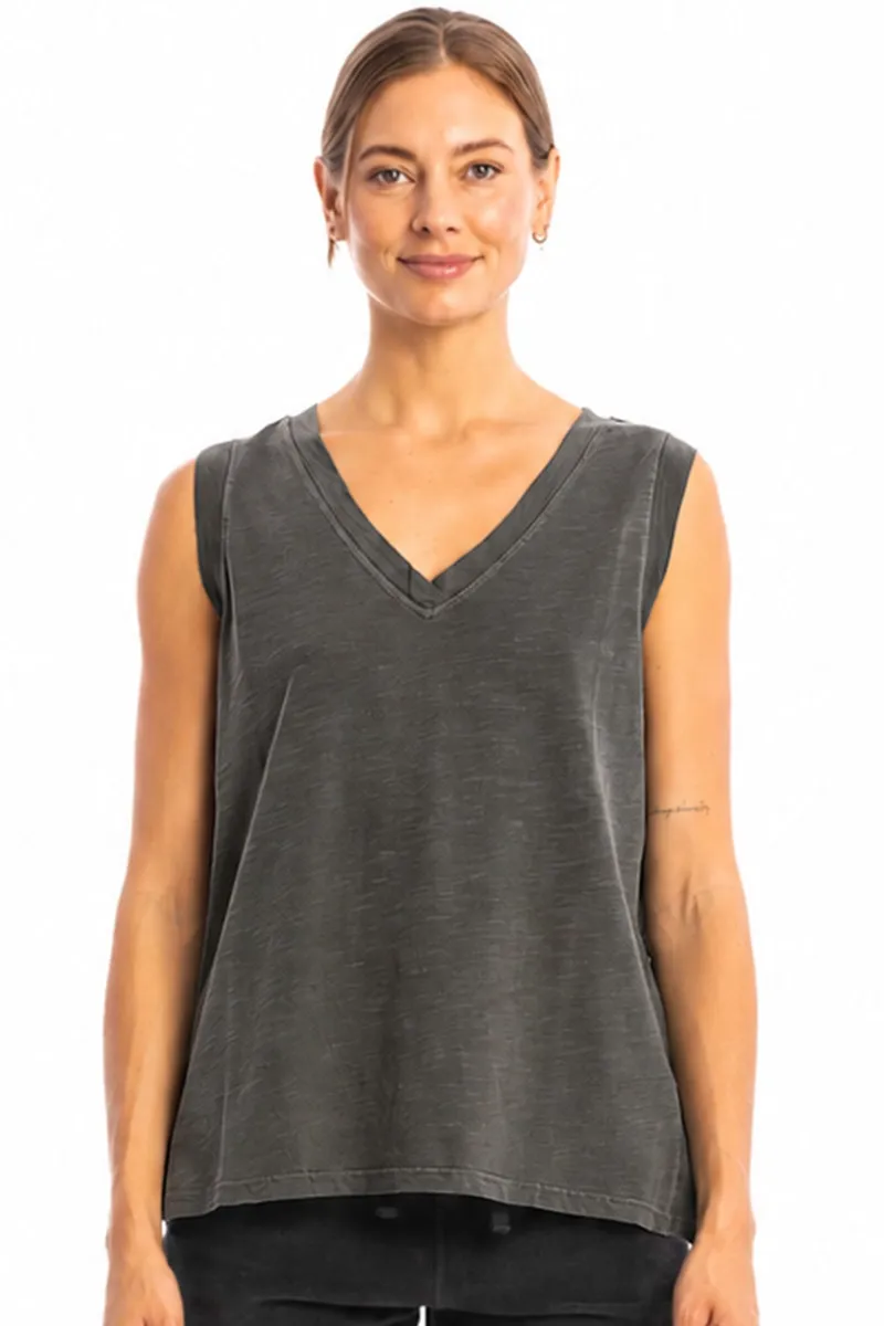 RAVENS VIEW IBIZA RAVENS VIEW IBIZA Damen vegan Top Marea Anthrazit, Dunkelgrau, – Produktbild 1 von 1