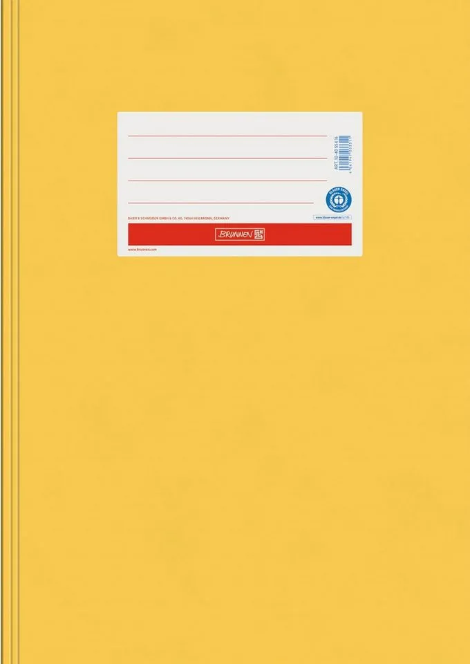 BRUNNEN BRUNNEN Heftumschlag "Premium" aus Papier extrastark, DIN A4, Goldgelb, – Produktbild 2 von 2