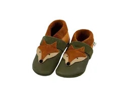 Pantolinos Pantolinos Baby und Kinder Hausschuhe Krabbelschuhe Ecopell Leder Fuchs – Produktbild 1 von 1