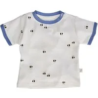 HANS NATUR Baby T-Shirt Bio-Baumwolle Biene blau Gr.62/68 – Produktbild 1 von 1