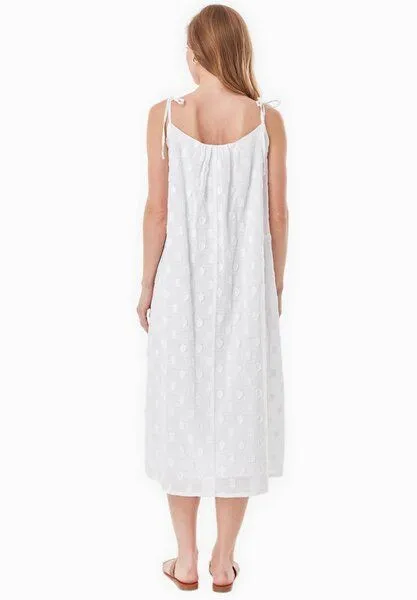 ORGANICATION ORGANICATION Kleid aus Bio-Baumwolle im Jacquardgewebe, White, – Produktbild 3 von 4