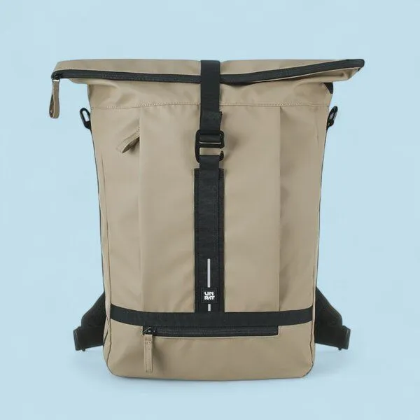 UNRAT REAL OCEAN PLASTIC Unrat Real Ocean Plastic Rolltop Rucksack #1 Nature – Produktbild 1 von 4